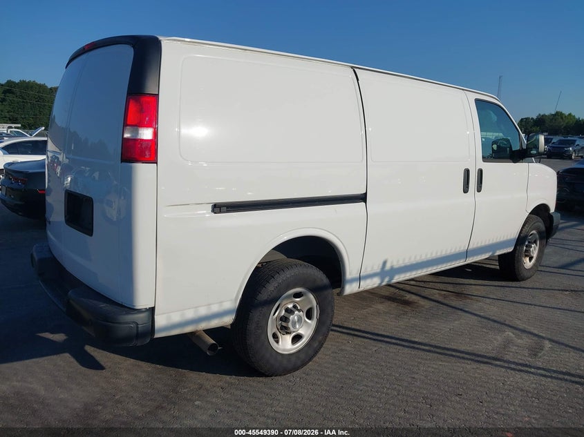 2023 Chevrolet Express VIN 1GCWGAFP3P1136403 IAAI salvage auction — FRONT END, Enterprise Vehicles Clear Only (Georgia), sold $12,100 on 2026-07-28 (photo 4)
