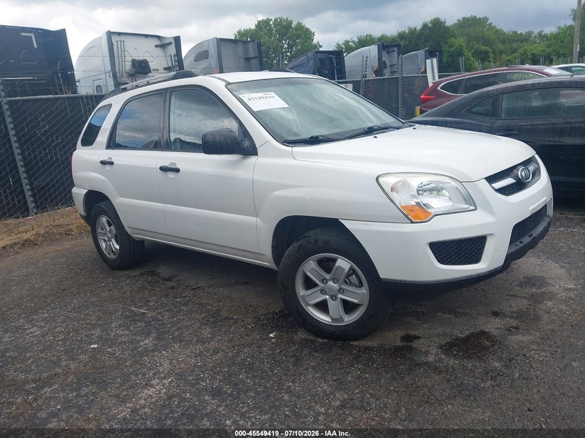 2009 Kia Sportage VIN KNDJE723597566634 IAAI salvage auction — FRONT END, Clear (Kansas), sold $475 on 2026-07-29 (photo 1)
