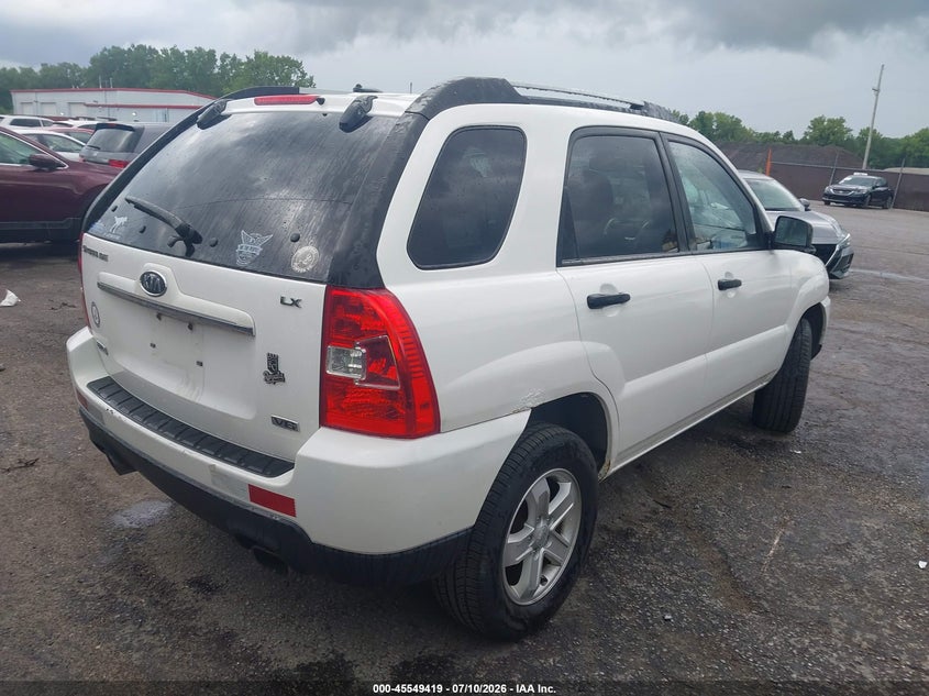 2009 Kia Sportage VIN KNDJE723597566634 IAAI salvage auction — FRONT END, Clear (Kansas), sold $475 on 2026-07-29 (photo 4)