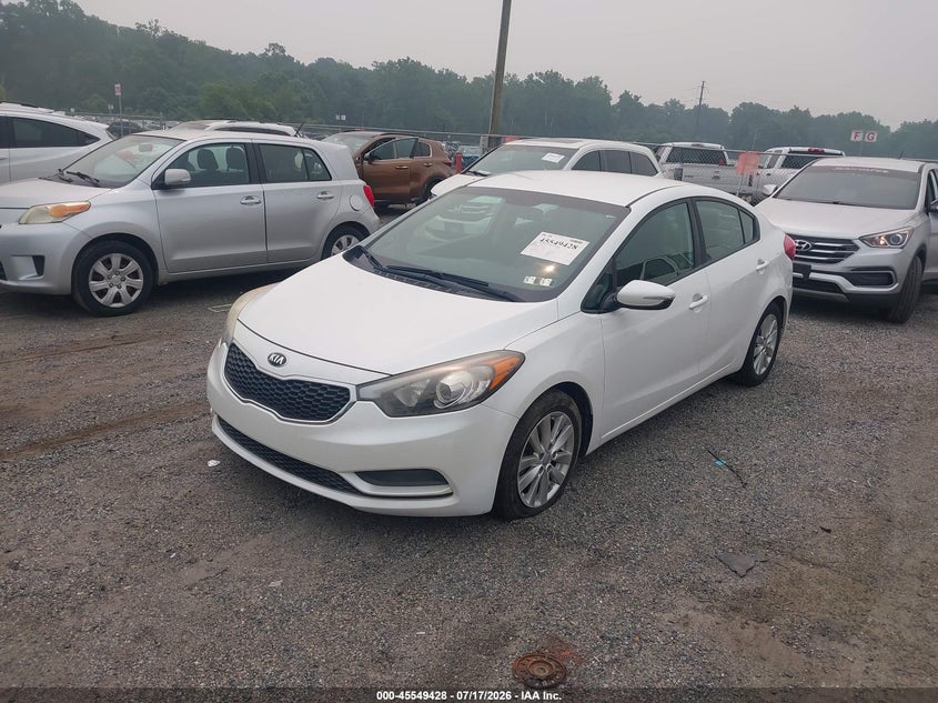 2015 Kia Forte VIN KNAFX4A68F5385123 IAAI salvage auction — RIGHT REAR, Salvage - Greater Than 75% (Maryland), sold $950 on 2026-07-24 (photo 2)