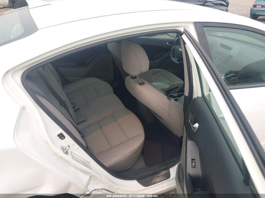 2015 Kia Forte VIN KNAFX4A68F5385123 IAAI salvage auction — RIGHT REAR, Salvage - Greater Than 75% (Maryland), sold $950 on 2026-07-24 (photo 8)