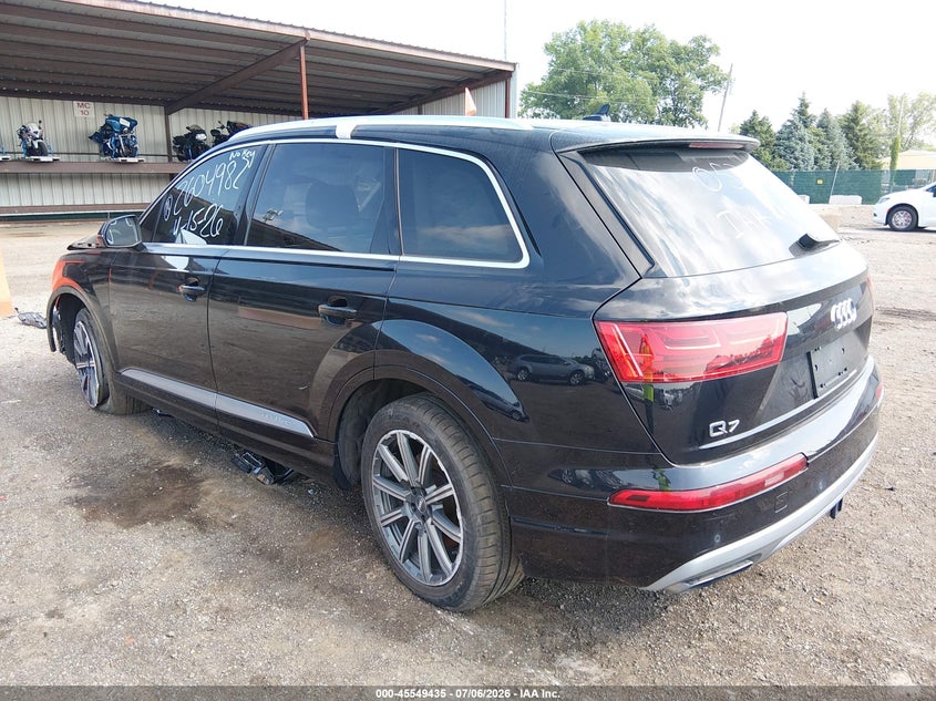 2017 Audi Q7 VIN WA1VAAF71HD052832 IAAI salvage auction — FRONT END, Salvage (Ohio), sold $25 on 2026-07-15 (photo 3)