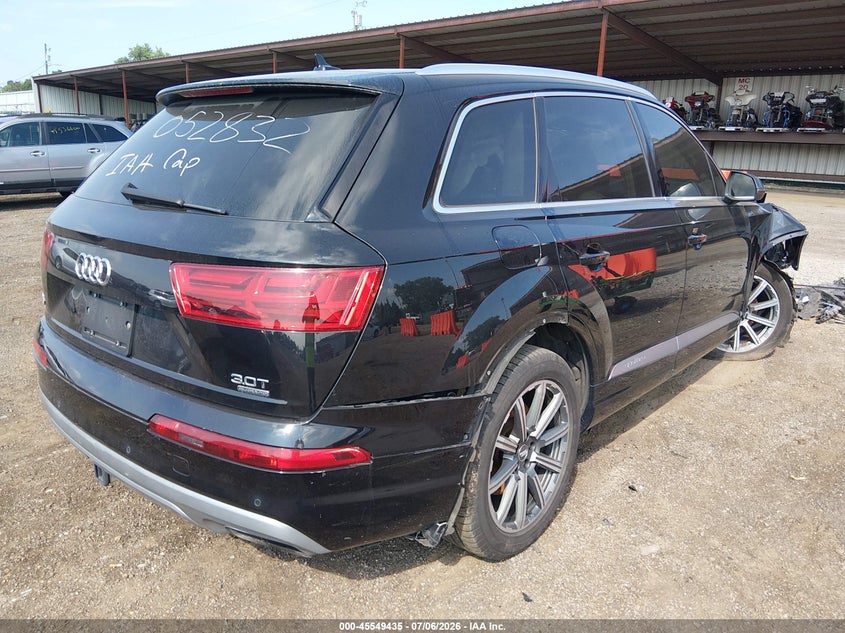 2017 Audi Q7 VIN WA1VAAF71HD052832 IAAI salvage auction — FRONT END, Salvage (Ohio), sold $25 on 2026-07-15 (photo 4)