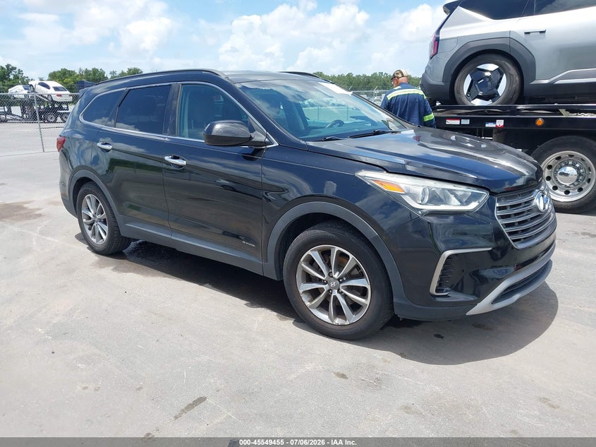 2017 Hyundai Santa fe VIN KM8SM4HF6HU237637 IAAI salvage auction — NORMAL WEAR, Salvage Title, sold $2,100 on 2026-07-13 (photo 1)