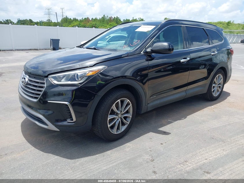 2017 Hyundai Santa fe VIN KM8SM4HF6HU237637 IAAI salvage auction — NORMAL WEAR, Salvage Title, sold $2,100 on 2026-07-13 (photo 2)