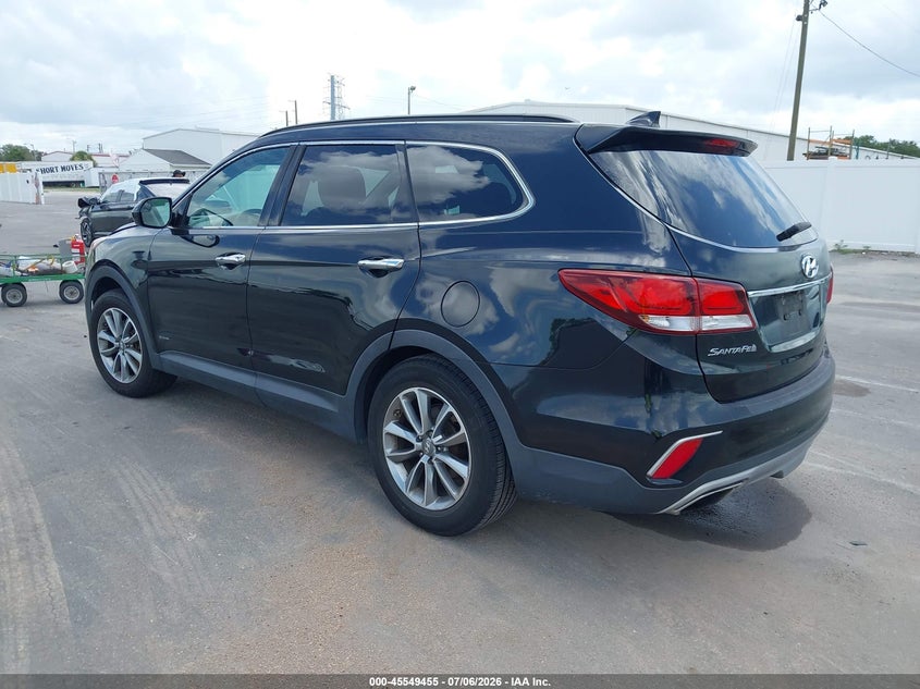 2017 Hyundai Santa fe VIN KM8SM4HF6HU237637 IAAI salvage auction — NORMAL WEAR, Salvage Title, sold $2,100 on 2026-07-13 (photo 3)