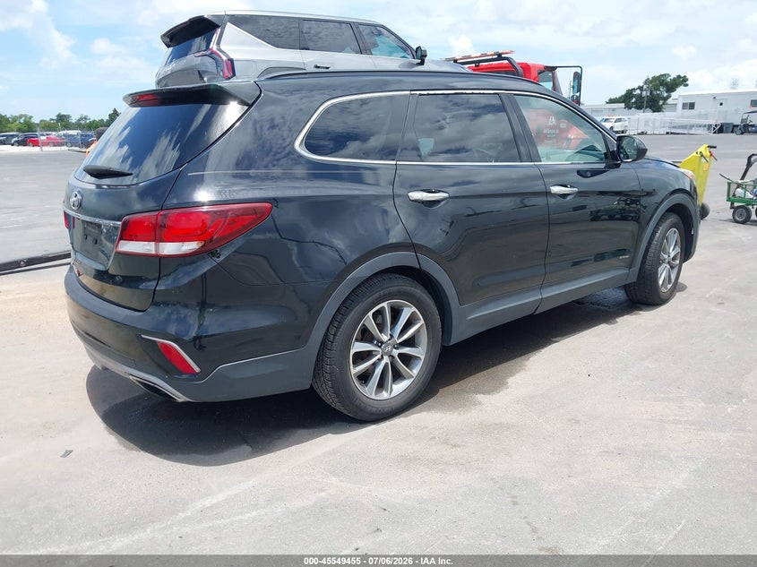2017 Hyundai Santa fe VIN KM8SM4HF6HU237637 IAAI salvage auction — NORMAL WEAR, Salvage Title, sold $2,100 on 2026-07-13 (photo 4)