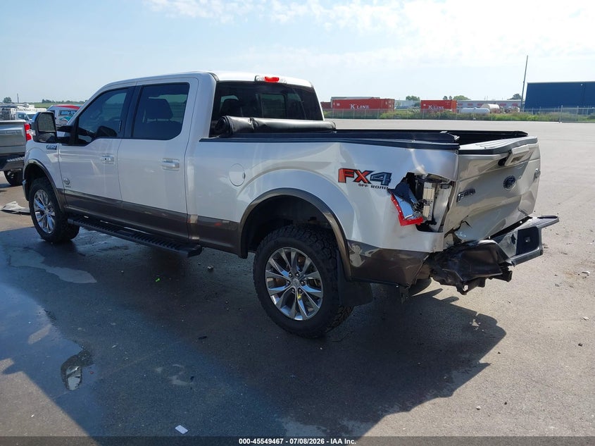 2016 Ford F-150 VIN 1FTFW1EG0GKD24875 IAAI salvage auction — REAR END, Salvage (Nebraska), sold $7,000 on 2026-08-01 (photo 3)