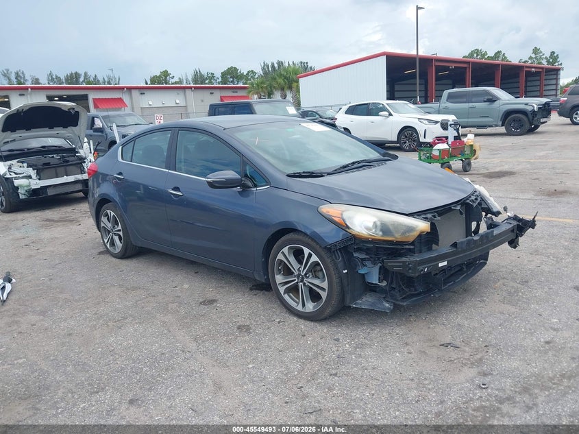 2016 Kia Forte VIN KNAFX4A88G5553023 IAAI salvage auction — FRONT END, Salvage Title, sold $1,050 on 2026-07-23 (photo 1)