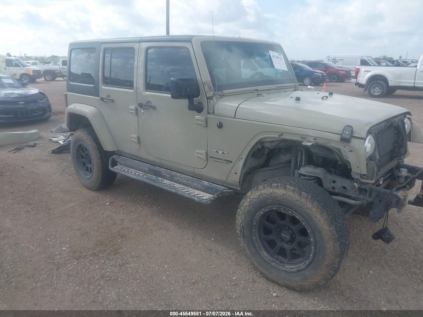 2018 Jeep Wrangler / VIN 1C4BJWEG6JL894682 IAAI salvage auction — FRONT END, Wait Title, sold $7,850 on 2026-09-23 (photo 1)