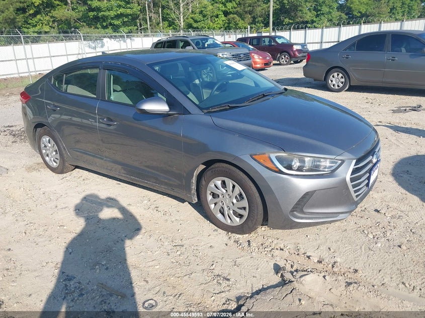 2017 Hyundai Elantra VIN KMHD74LFXHU135717 IAAI salvage auction — UNKNOWN, Clear (Georgia), sold $700 on 2026-07-16 (photo 1)