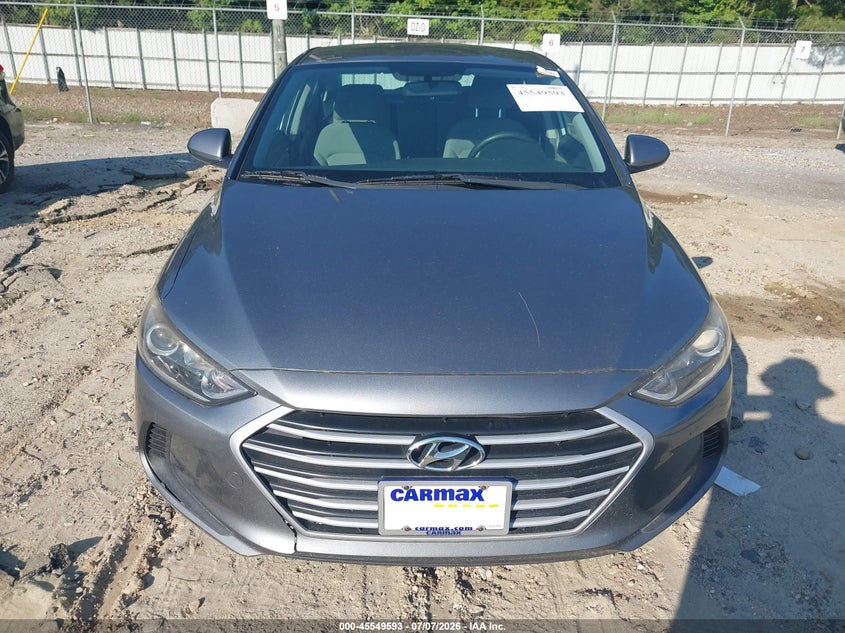 2017 Hyundai Elantra VIN KMHD74LFXHU135717 IAAI salvage auction — UNKNOWN, Clear (Georgia), sold $700 on 2026-07-16 (photo 6)