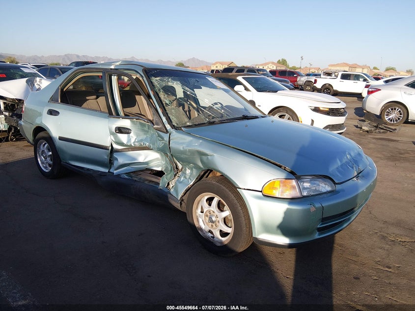1992 Honda Civic VIN JHMEG8642NS028161 IAAI salvage auction — ROLLOVER, Non-Repairable (Arizona), sold $25 on 2026-07-28 (photo 1)