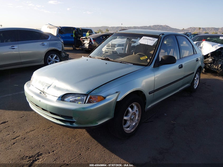 1992 Honda Civic VIN JHMEG8642NS028161 IAAI salvage auction — ROLLOVER, Non-Repairable (Arizona), sold $25 on 2026-07-28 (photo 2)