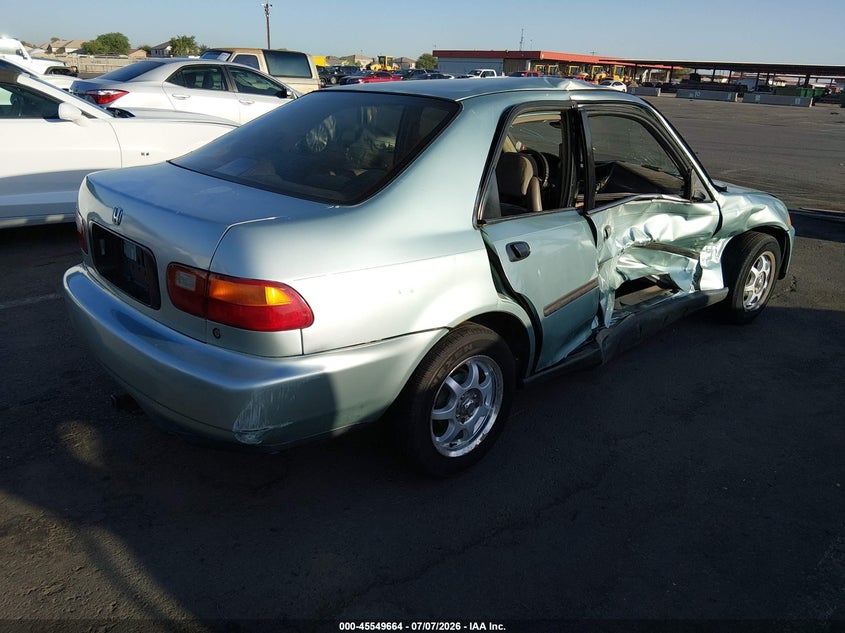 1992 Honda Civic VIN JHMEG8642NS028161 IAAI salvage auction — ROLLOVER, Non-Repairable (Arizona), sold $25 on 2026-07-28 (photo 4)