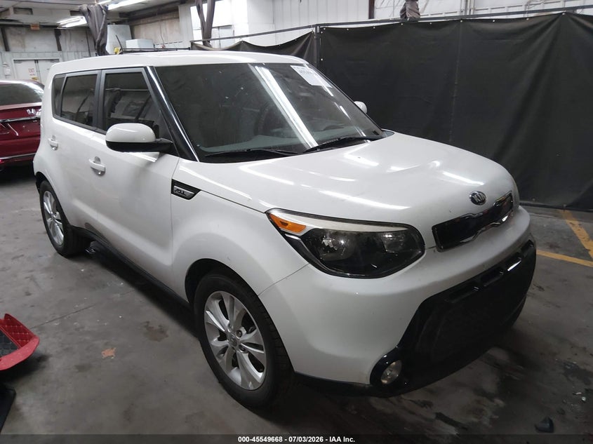 2016 Kia Soul VIN KNDJP3A59G7263021 IAAI salvage auction — REAR END, Salvage Title, sold $550 on 2026-07-28 (photo 1)