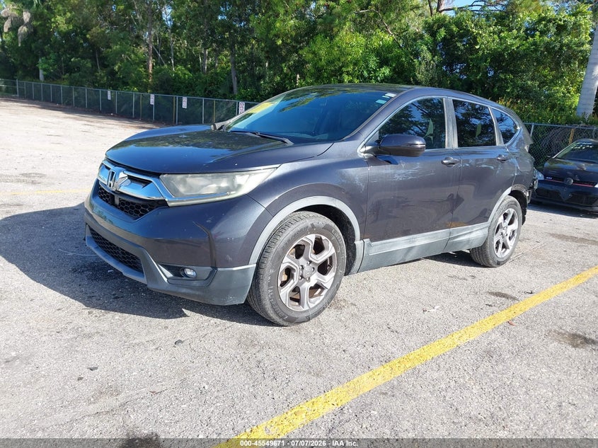 2017 Honda Cr-v VIN 7FARW1H51HE006855 IAAI salvage auction — REAR END, Rebuildable (Florida), sold $5,100 on 2026-07-23 (photo 2)