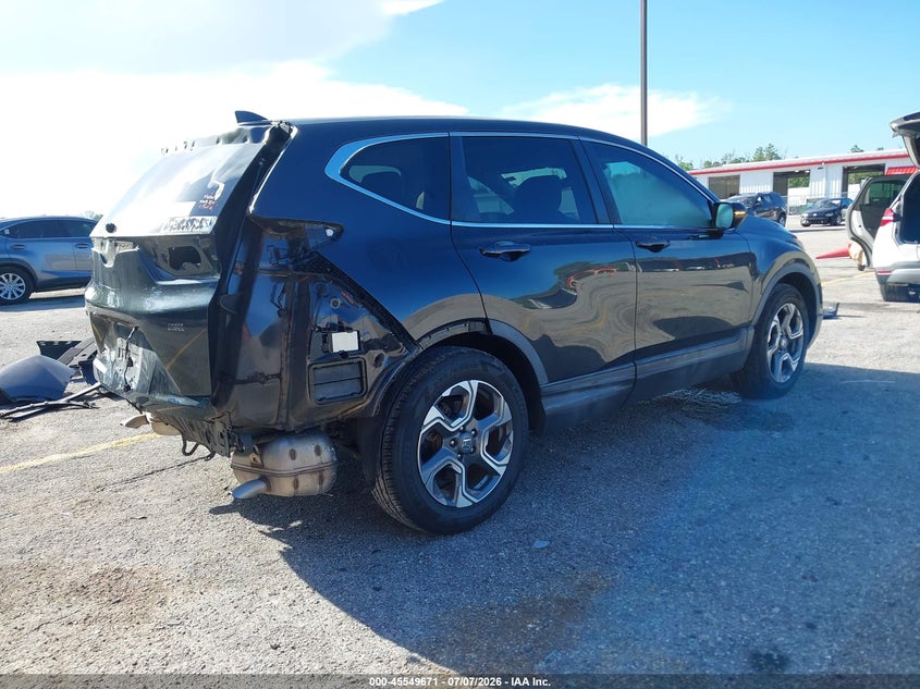 2017 Honda Cr-v VIN 7FARW1H51HE006855 IAAI salvage auction — REAR END, Rebuildable (Florida), sold $5,100 on 2026-07-23 (photo 4)