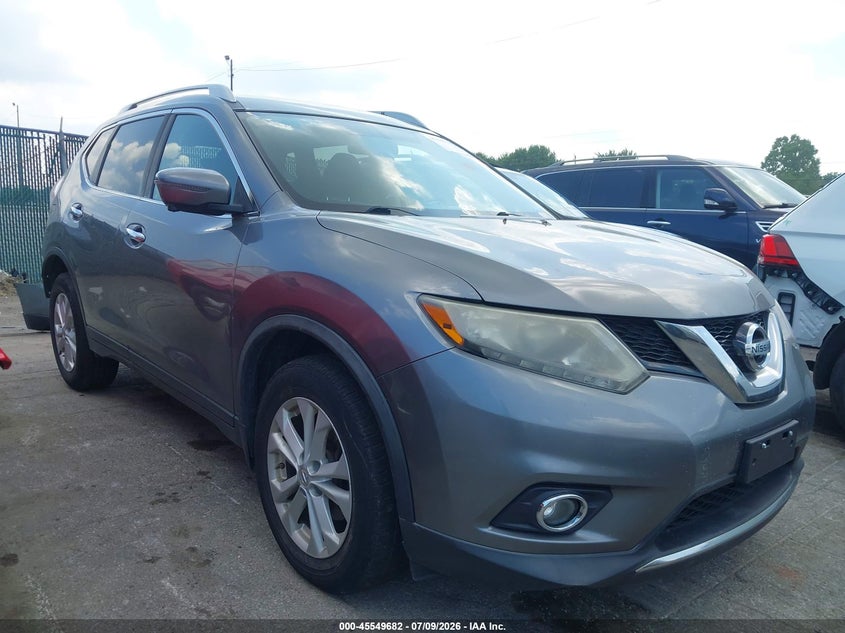 2016 Nissan Rogue VIN KNMAT2MV4GP651629 IAAI salvage auction — REAR END, Salvage (Ohio), sold $450 on 2026-07-28 (photo 1)