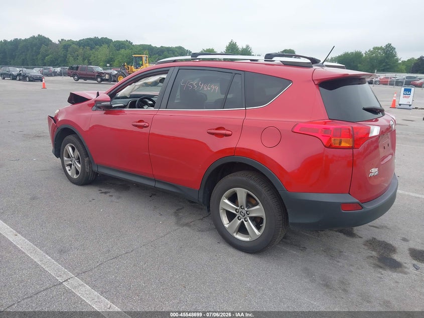 2015 Toyota Rav 4 VIN JTMRFREV6FJ048796 IAAI salvage auction — FRONT END, Clear (Indiana), sold $2,650 on 2026-07-31 (photo 3)