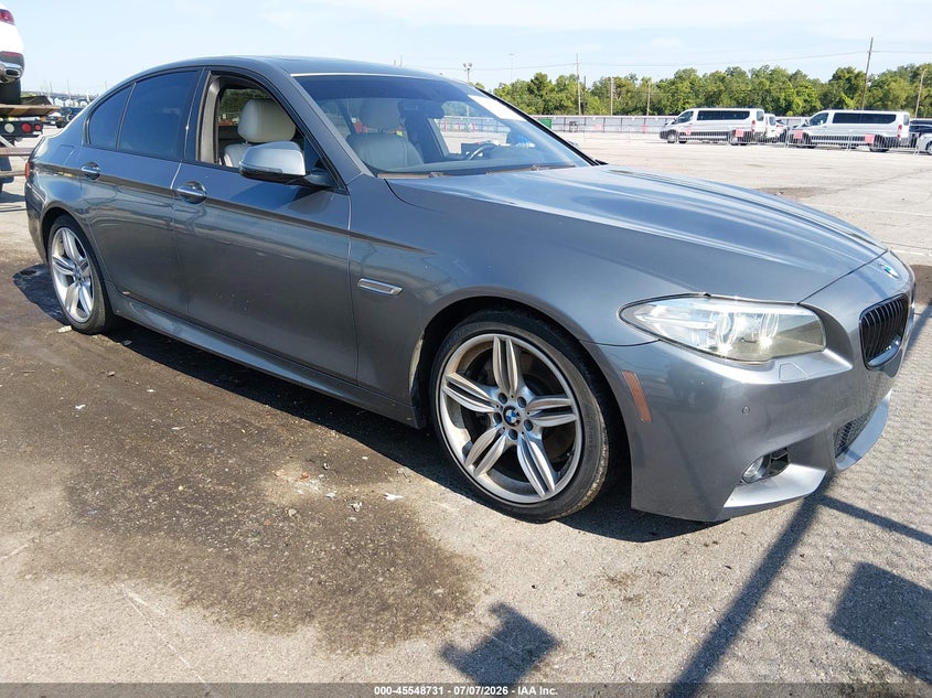 2014 BMW 5er VIN WBA5B1C50ED483063 IAAI salvage auction — WATER/FLOOD, Salvage (Louisiana), sold $1,100 on 2026-07-29 (photo 1)