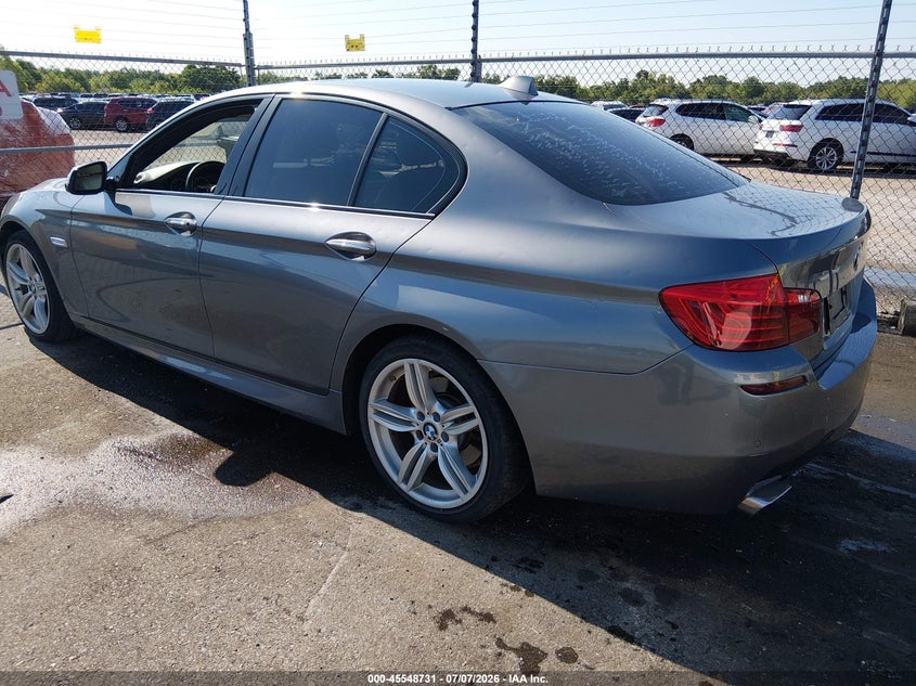 2014 BMW 5er VIN WBA5B1C50ED483063 IAAI salvage auction — WATER/FLOOD, Salvage (Louisiana), sold $1,100 on 2026-07-29 (photo 3)