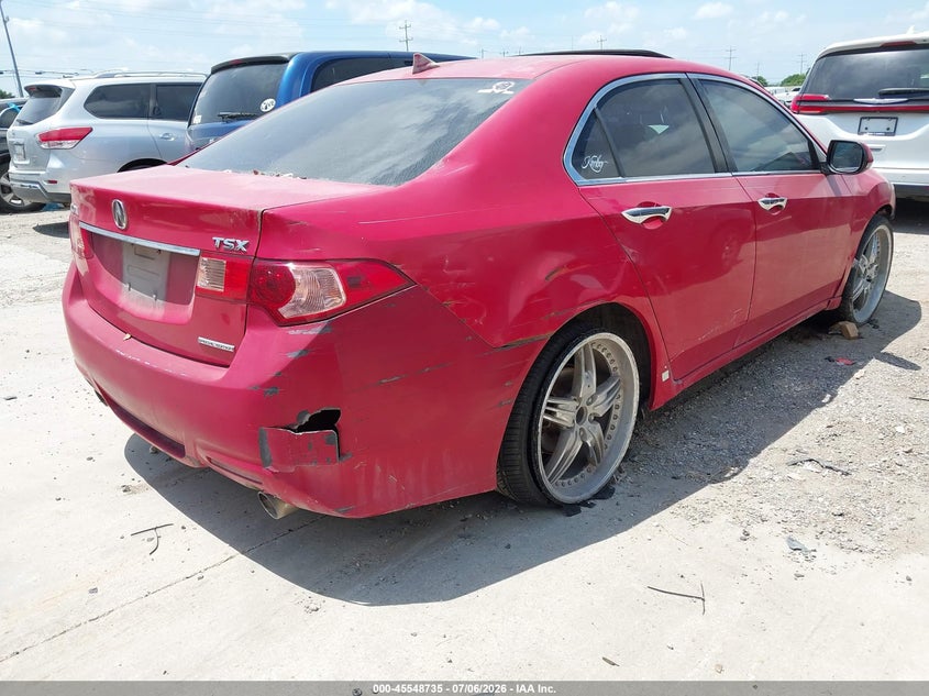 2012 Acura Tsx VIN JH4CU2F8XCC019909 IAAI salvage auction — RIGHT FRONT, Original (Texas), sold $300 on 2026-07-13 (photo 4)