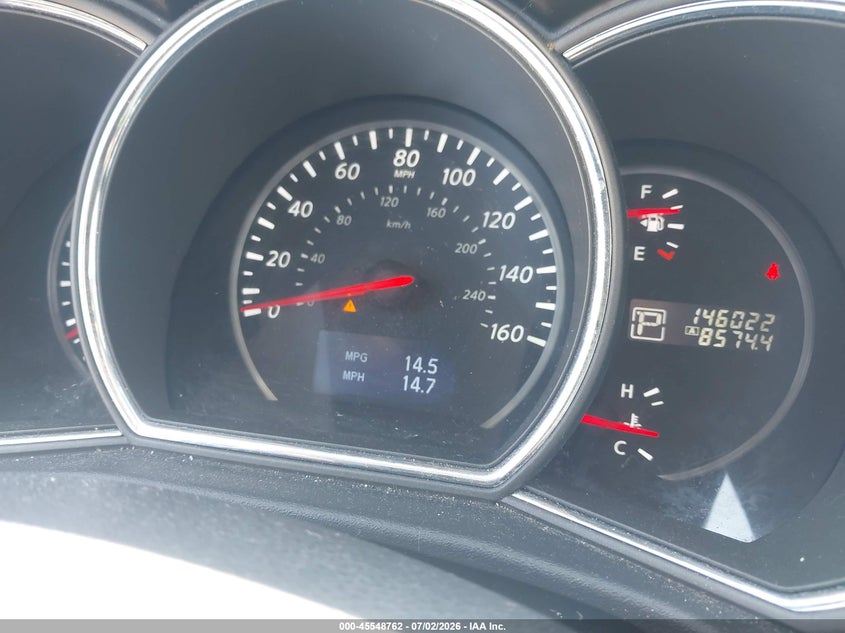 2013 Nissan Murano VIN JN8AZ1MW5DW323191 IAAI salvage auction — FRONT END, Junk Bill Of Sale Mv2459 (Wisconsin), sold $375 on 2026-07-28 (photo 7)