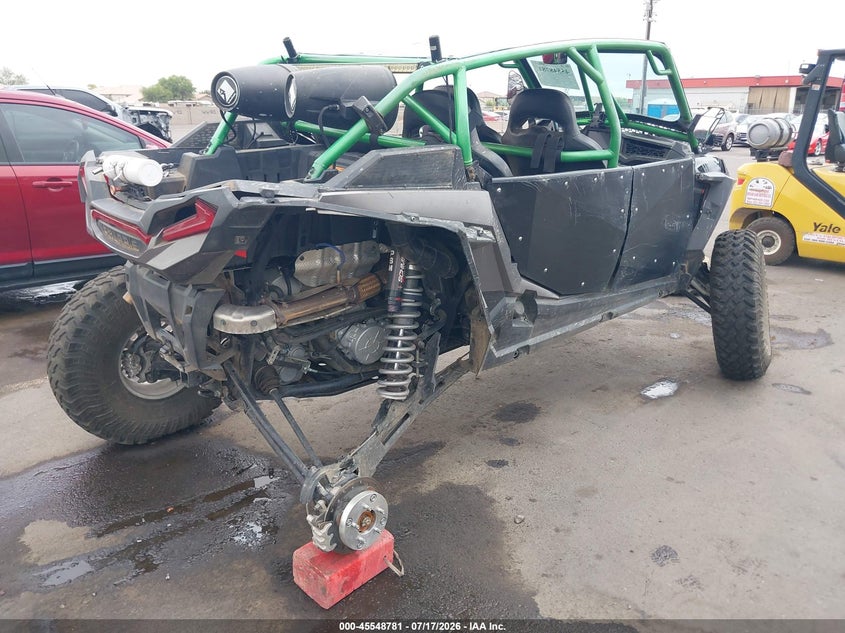 2021 Polaris Rzr VIN 3NSP4L920MF582602 IAAI salvage auction — ROLLOVER, Salvage (Arizona), sold $7,900 on 2026-08-11 (photo 4)