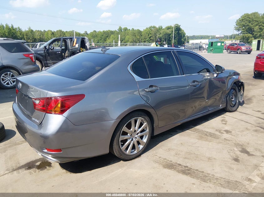 2013 Lexus Gs VIN JTHBE1BL0D5000790 IAAI salvage auction — RIGHT SIDE, Salvage (North Carolina), sold $75 on 2026-07-29 (photo 4)