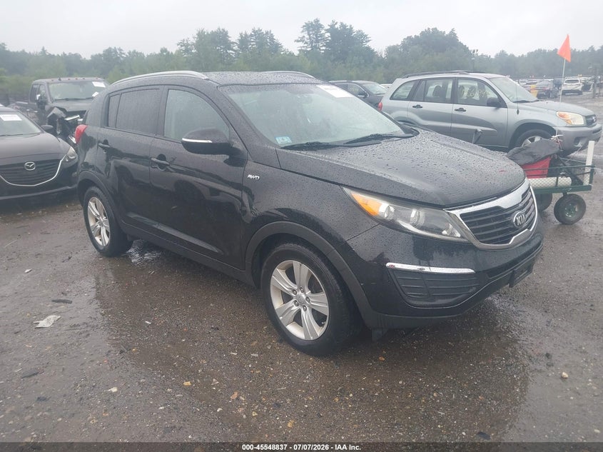 2013 Kia Sportage VIN KNDPBCA21D7359350 IAAI salvage auction — UNKNOWN, Clear (Massachusetts), sold $1,450 on 2026-07-09 (photo 1)