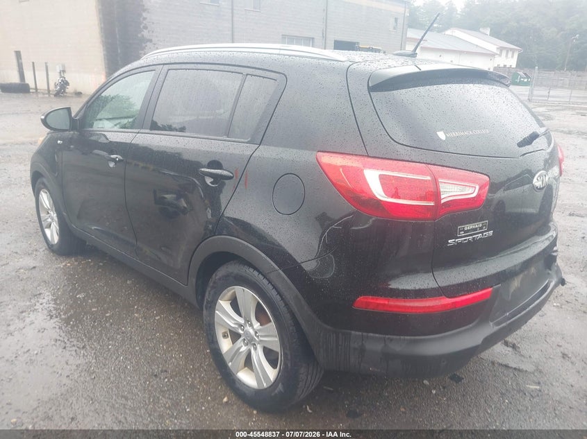 2013 Kia Sportage VIN KNDPBCA21D7359350 IAAI salvage auction — UNKNOWN, Clear (Massachusetts), sold $1,450 on 2026-07-09 (photo 3)