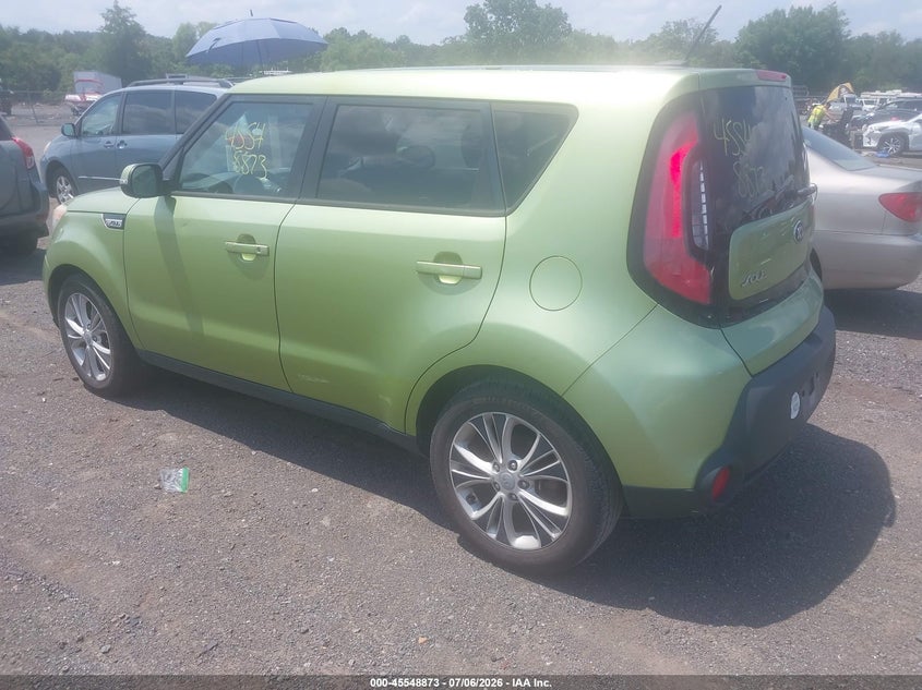 2014 Kia Soul VIN KNDJP3A59E7707673 IAAI salvage auction — NORMAL WEAR, Clear (Virginia), sold $900 on 2026-07-14 (photo 3)