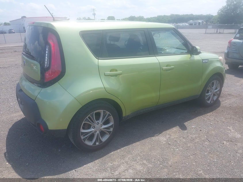 2014 Kia Soul VIN KNDJP3A59E7707673 IAAI salvage auction — NORMAL WEAR, Clear (Virginia), sold $900 on 2026-07-14 (photo 4)