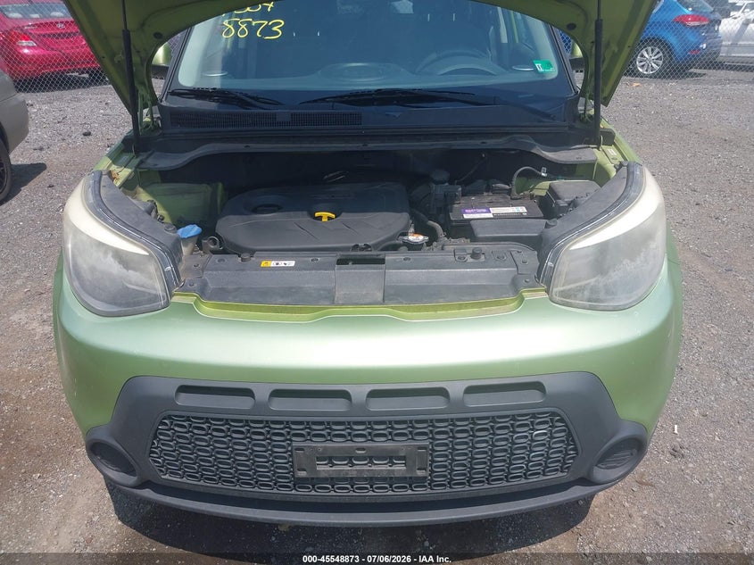 2014 Kia Soul VIN KNDJP3A59E7707673 IAAI salvage auction — NORMAL WEAR, Clear (Virginia), sold $900 on 2026-07-14 (photo 6)