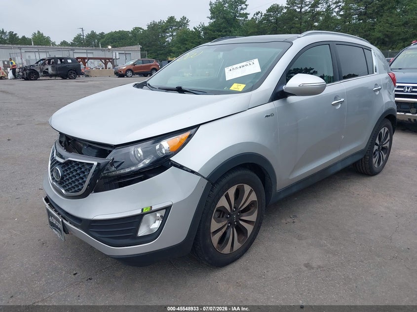 2012 Kia Sportage VIN KNDPCCA68C7171598 IAAI salvage auction — FRONT END, Salvage Title, sold $1,050 on 2026-09-22 (photo 2)