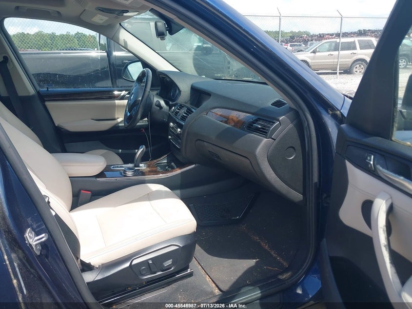 2015 BMW X3 VIN 5UXWX9C56F0D46663 IAAI salvage auction — NORMAL WEAR, Clear (Georgia), sold $2,300 on 2026-07-31 (photo 5)