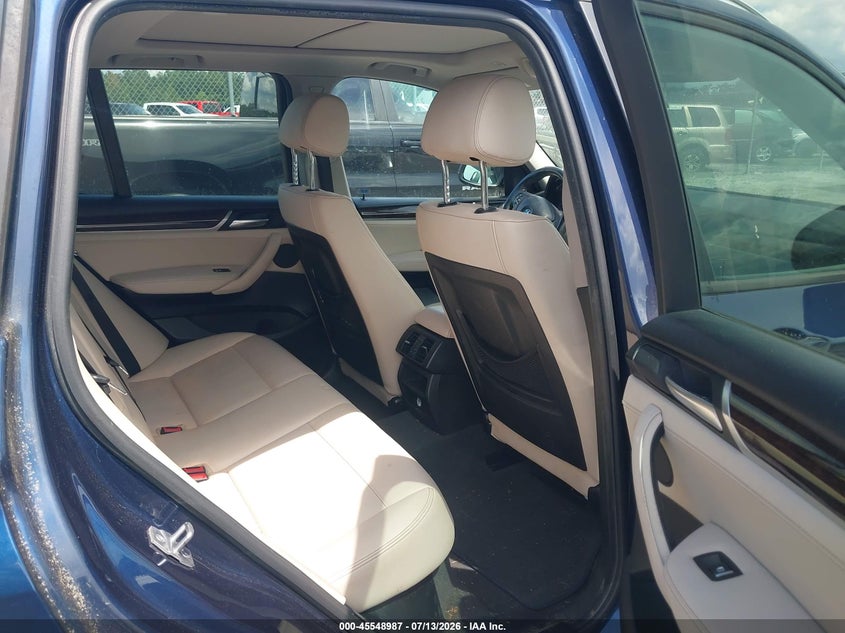 2015 BMW X3 VIN 5UXWX9C56F0D46663 IAAI salvage auction — NORMAL WEAR, Clear (Georgia), sold $2,300 on 2026-07-31 (photo 8)