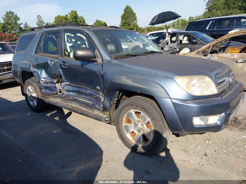 2004 Toyota 4runner VIN JTEZU14R448010348 IAAI salvage auction — NORMAL WEAR, Clear-Dealer Only (North Carolina), sold $1,950 on 2026-07-29 (photo 1)