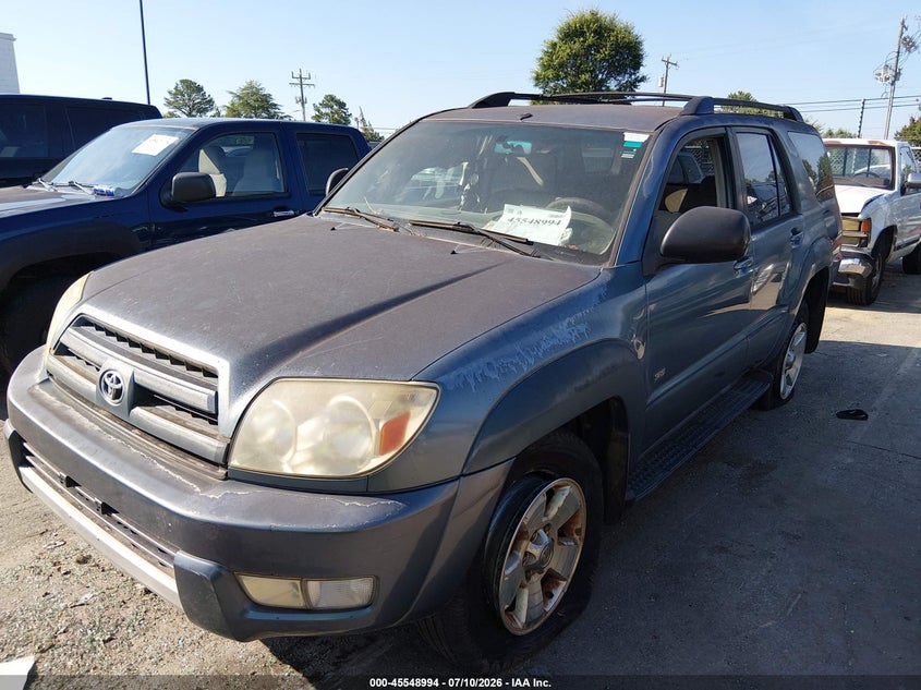 2004 Toyota 4runner VIN JTEZU14R448010348 IAAI salvage auction — NORMAL WEAR, Clear-Dealer Only (North Carolina), sold $1,950 on 2026-07-29 (photo 2)