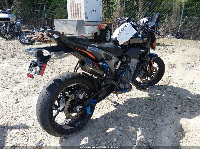 2024 Ktm 790 adventure VIN LCETU7401RH715601 IAAI salvage auction — FRONT END, Certificate Of Destruction (Florida), sold $50 on 2026-07-21 (photo 4)