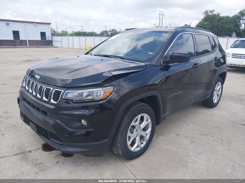 2024 Jeep Compass VIN 3C4NJDBN0RT109450 IAAI salvage auction — FRONT END, Enterprise Vehicles Clear Only (Tennessee), sold $8,050 on 2026-07-28 (photo 2)