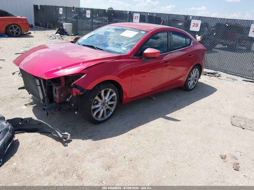 2014 Mazda 3 VIN JM1BM1V38E1165530 IAAI salvage auction — FRONT END, Original (Texas), sold $1,550 on 2026-08-19 (photo 2)