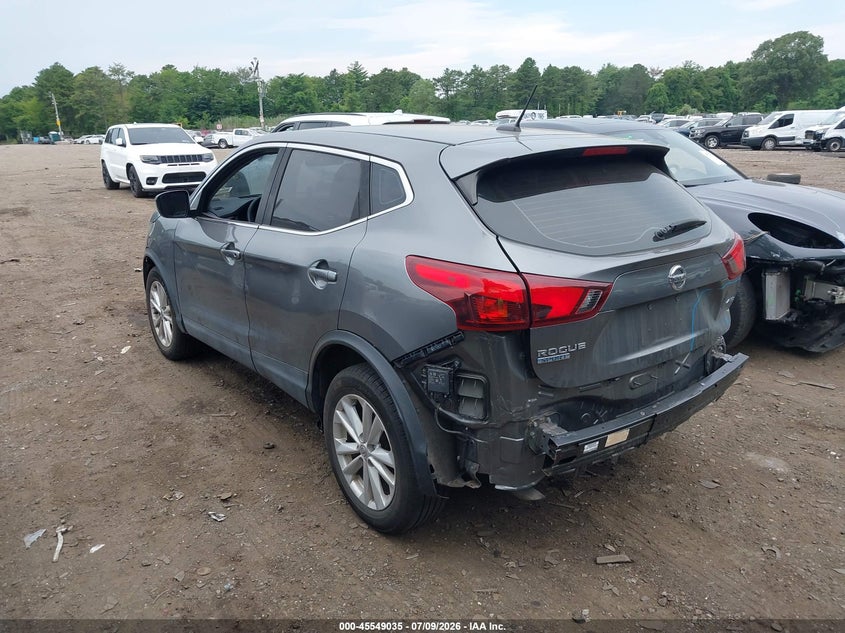 2018 Nissan Rogue VIN JN1BJ1CR5JW251877 IAAI salvage auction — REAR END, Salvage Title, sold $3,000 on 2026-07-28 (photo 3)