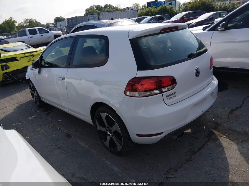 2011 Volkswagen Golf VIN WVWAA7AJXBW336367 IAAI salvage auction — LEFT FRONT, Salvage (North Carolina), sold $475 on 2026-07-16 (photo 3)