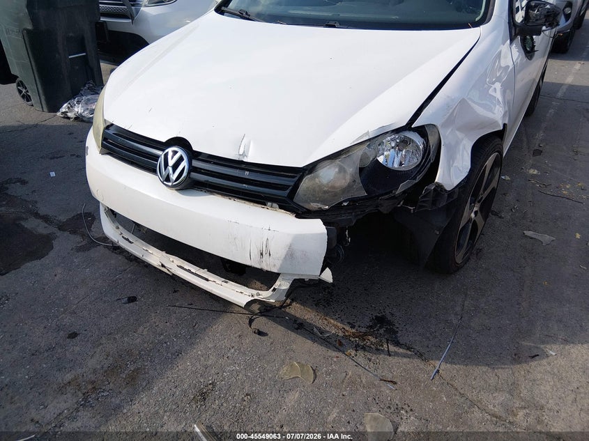 2011 Volkswagen Golf VIN WVWAA7AJXBW336367 IAAI salvage auction — LEFT FRONT, Salvage (North Carolina), sold $475 on 2026-07-16 (photo 6)