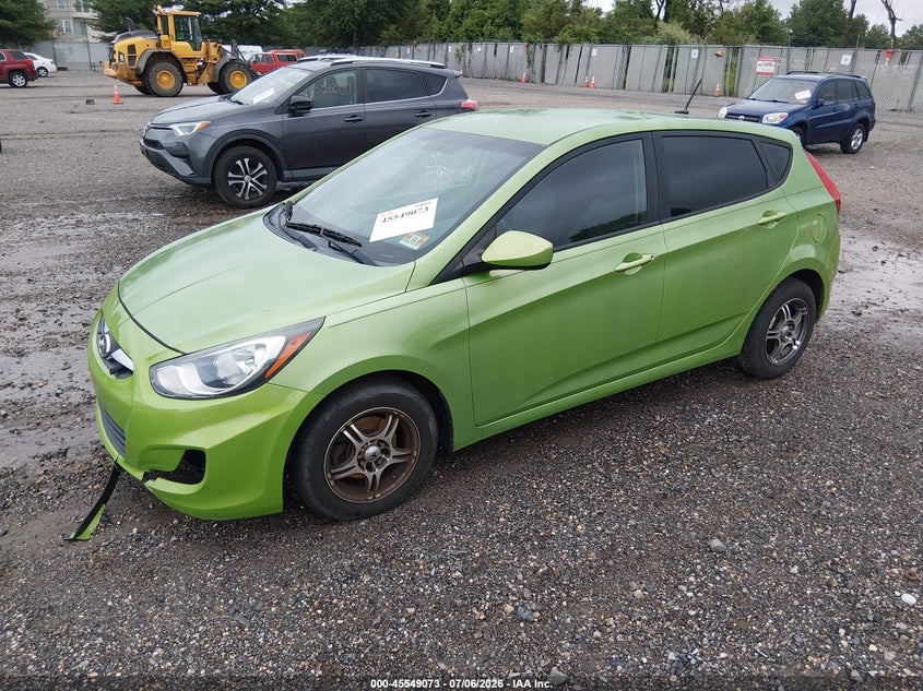 2013 Hyundai Accent VIN KMHCT5AE1DU135607 IAAI salvage auction — NORMAL WEAR, Clear (New Jersey), sold $575 on 2026-07-28 (photo 2)