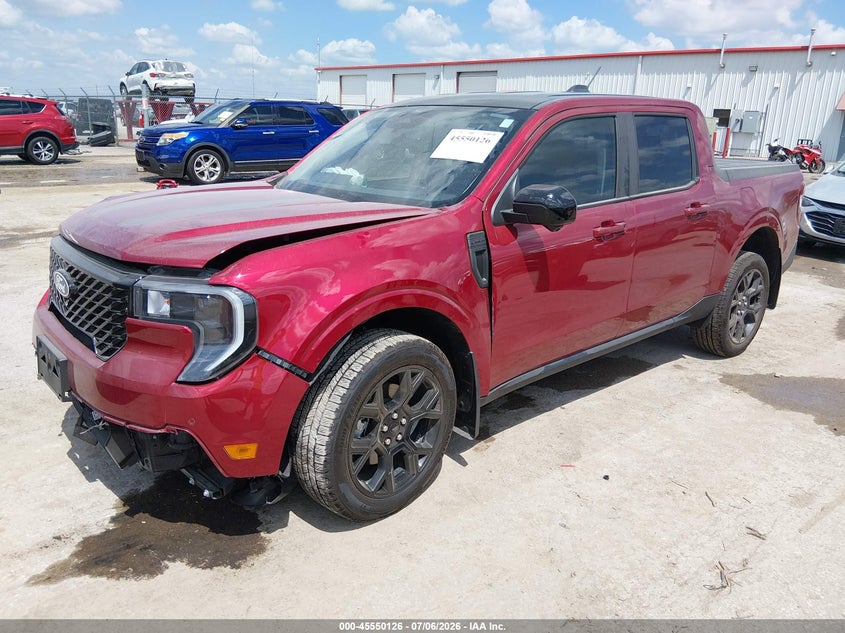 2026 Ford Maverick VIN 3FTTW8S38TRA43412 IAAI salvage auction — RIGHT FRONT, Salvage (Kansas), sold $9,250 on 2026-08-28 (photo 2)