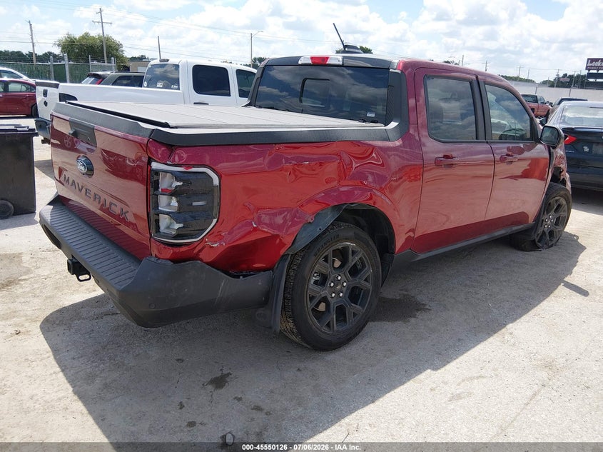 2026 Ford Maverick VIN 3FTTW8S38TRA43412 IAAI salvage auction — RIGHT FRONT, Salvage (Kansas), sold $9,250 on 2026-08-28 (photo 4)