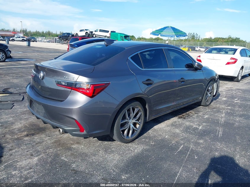 2021 Acura Ilx VIN 19UDE2F72MA007004 IAAI salvage auction — LEFT FRONT, Rebuildable (Florida), sold $7,150 on 2026-08-06 (photo 4)